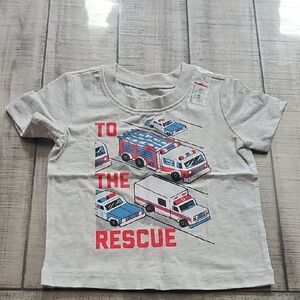 NWT Jumping Beans Gray Graphic Tee